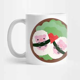 Bento Ham salad lunch Mug